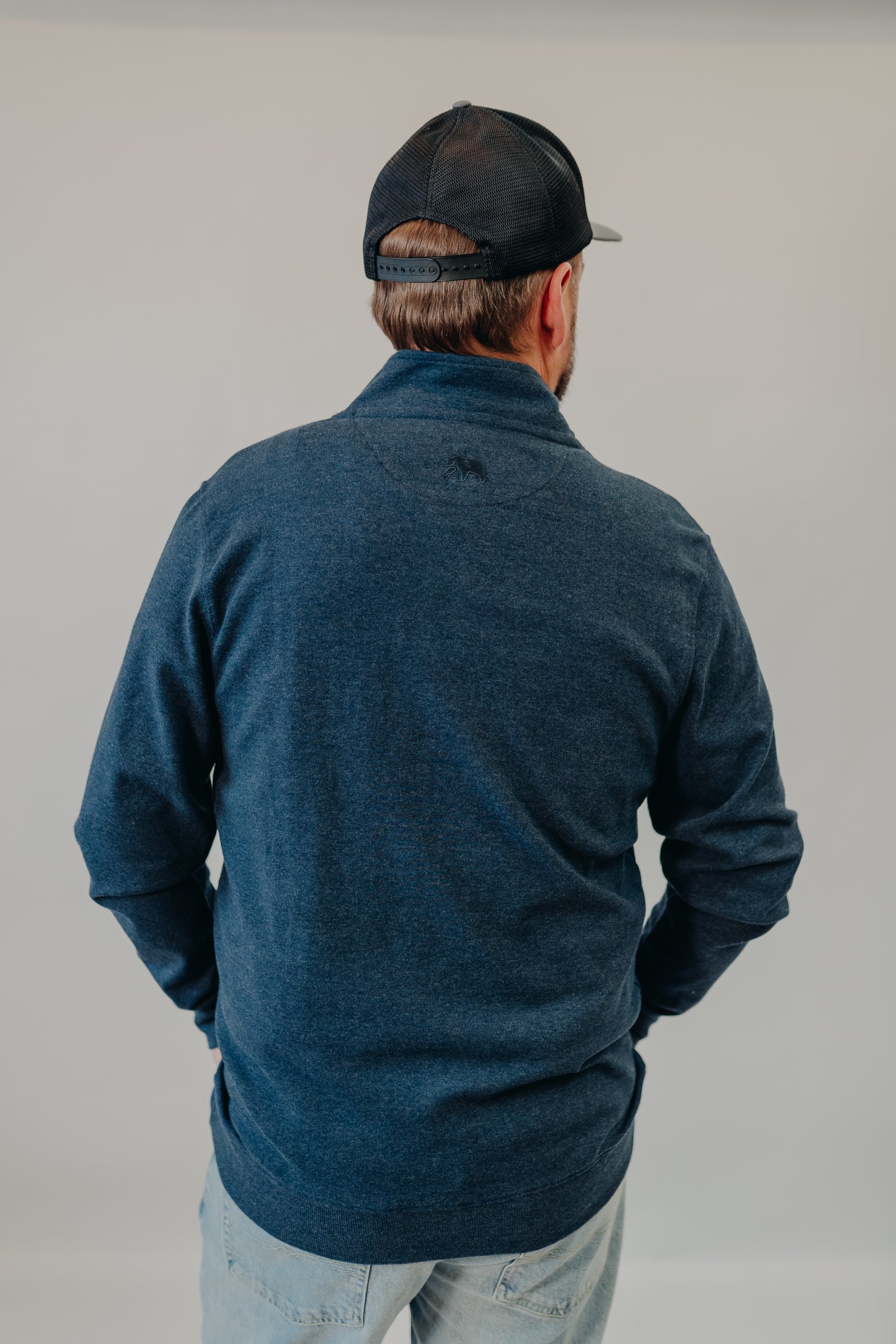 The Normal Brand | Puremeso Weekend Qtr Zip | Normal Navy