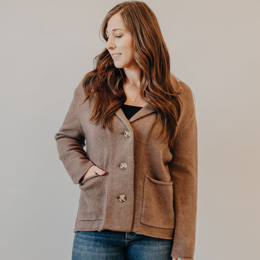 Button Jacket | Cocoa