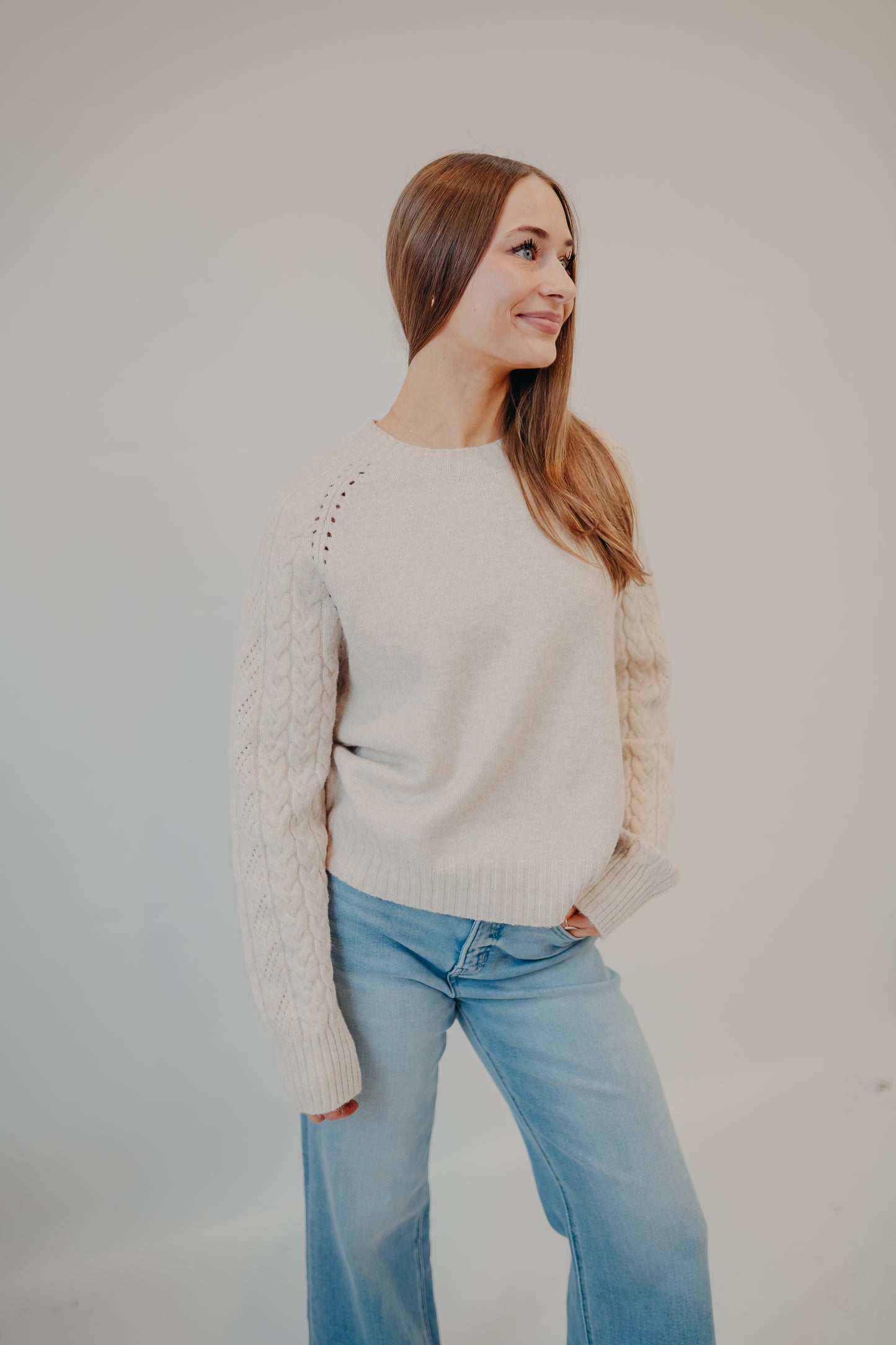 Thread & Supply | Zoey Sweater | Heather Frappe