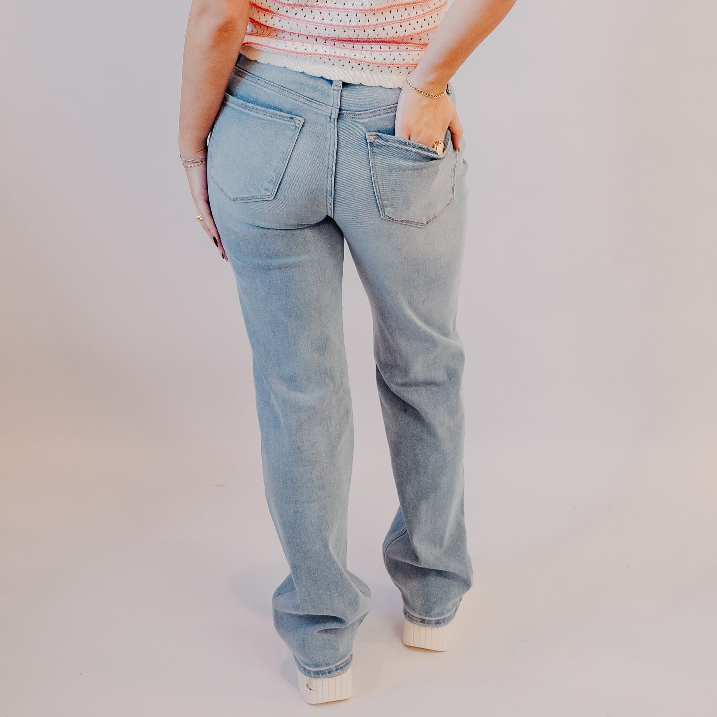 Vervet | High Rise Slim Wide | Convenient