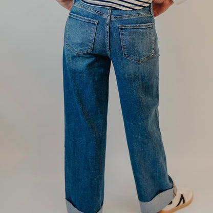 Vervet | High Rise Cuffed Wide | Remedy