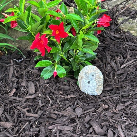 4" Boulder Standing Hedgehog