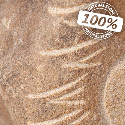 Family of Boulder Standing Hedgehogs 4 Pcs 4"6"8"12"